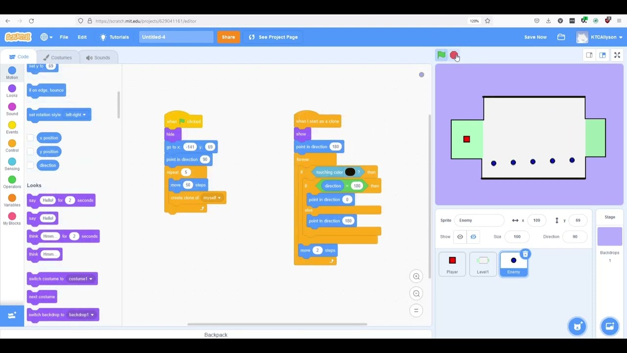 Recreate the World's hardest game with Scratch 